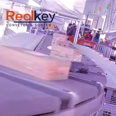 Custom Warehouse E-Commerce Express Scanning Cross Belt Sorting Machine DWS Parcel Sorting Machine for Logistics Company