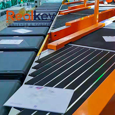 New Design Loop Cross Belt Sorting System Large Multi-sort Port Smart Parcel Loop Sorting Line