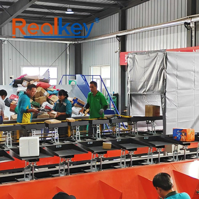Good price Fast Sorting Tilt Tray Sorter Parcel Sorting Machine Automatic Identification Technology online