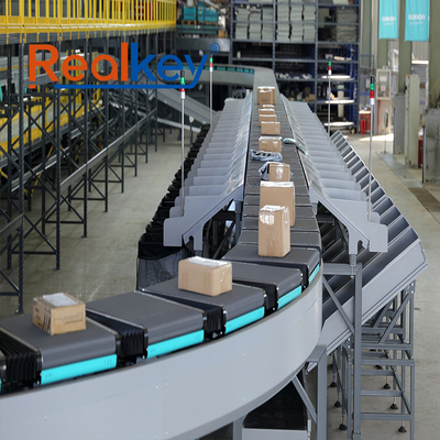 Realkey Cross Belt Sorter Intelligent Recognition & Fully Automated Sorting