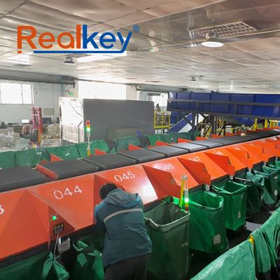 Good price Customizable Vertical Cross Belt Sorter System High Accuracy 8000 Pieces Per Hour online