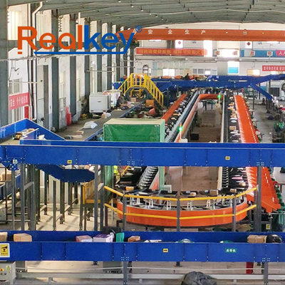 Efficient Space Utilization Tilt Tray Sorter Sorting Of Books Newspapers And Periodicals