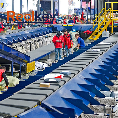 Giá tốt. Máy vận chuyển dây chuyền phân loại hình tròn hoặc đường chéo cho dịch vụ vận chuyển thư trực tuyến