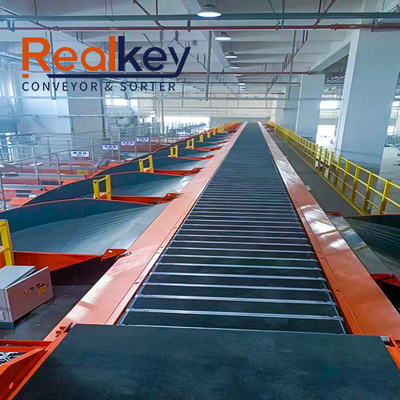 High Speed Sorting Narrow Belt Sorter Conveyor Warehouse Logistic Courier Sortation Center